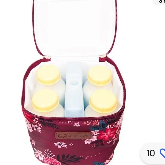 Sarah Wells “Cold Gold" Cooler Bag (Berry Bloom) (Authentic from Manufacturer) - Picture 9 of 10